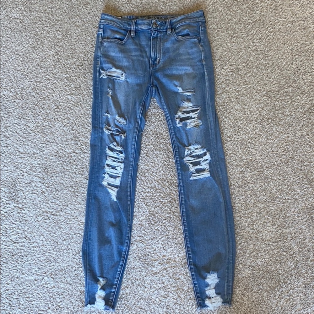 American Eagle Ripped Jeggings